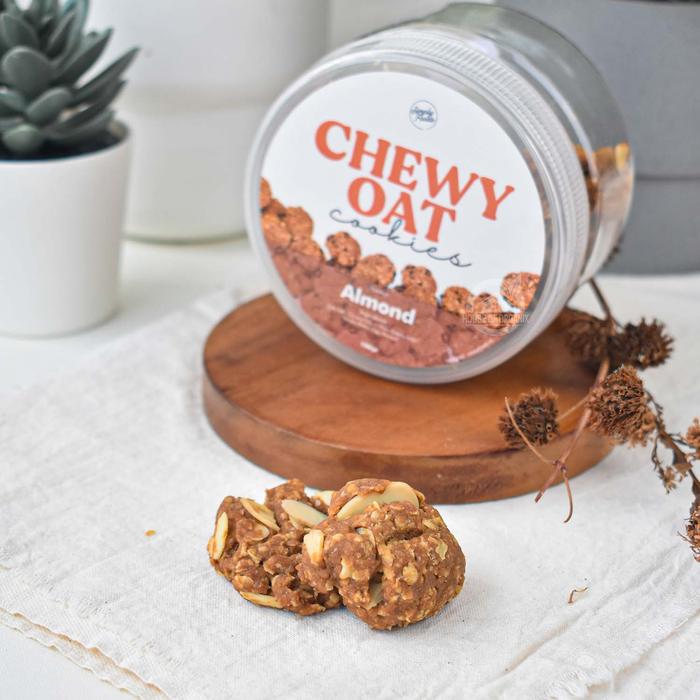 01f82f2f_f40c57951c29475981b04ba9ba307b6b Chewy Oat Cookies - Cookies Rendah Dengan Varian Almond, Cokelat, Dan Raisin Food Snack Chocolate Kering Biskuit gandum - Original - Image 9
