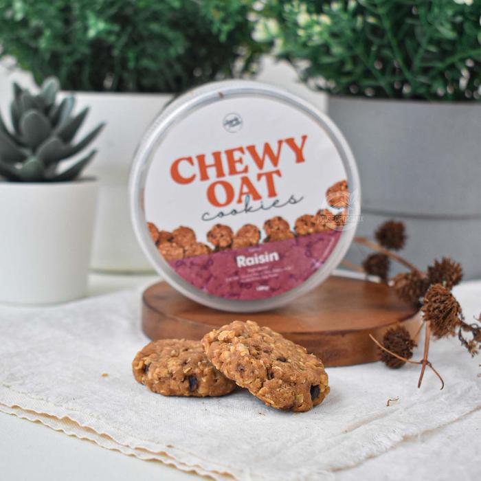 07578348_6ae8c4e9b0a24251b7a069c3ccaf3c7c Chewy Oat Cookies - Cookies Rendah Dengan Varian Almond, Cokelat, Dan Raisin Food Snack Chocolate Kering Biskuit gandum - Original - Image 3
