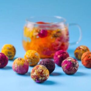 Blooming Tea / Chinese Blooming Tea /Teh Bunga Mekar 1 Pcs ( 11 Gr ) - Lily