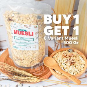 BUY 1 GET 1 8 Variant Muesli 500 Gr x 2 Pack ( Oatmeal Sereal )
