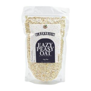 Eazy Peazy Oat Black Raisin Oatmeal House Of Organix bebas lemak trans 12 bulan - 250 Gr