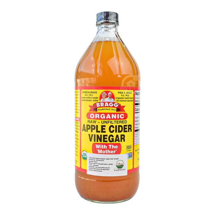 8a384eae_df1b59c3305f46b58e22c5b4f36de073 BRAGG Apple Cider Vinegar (Cuka Apel) 946ml - Image 2