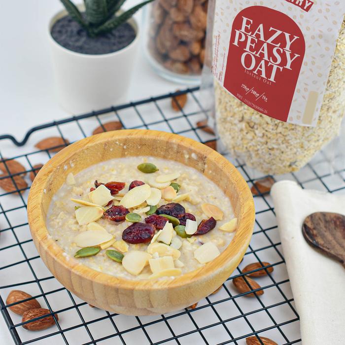 8d4350e8_ec1afc8a5d204a99ad358f6c17cf7fa8 Eazy Peazy Oat Cranberry Oatmeal House Of Organix bebas lemak trans 12 bulan - 250 Gr - Image 4