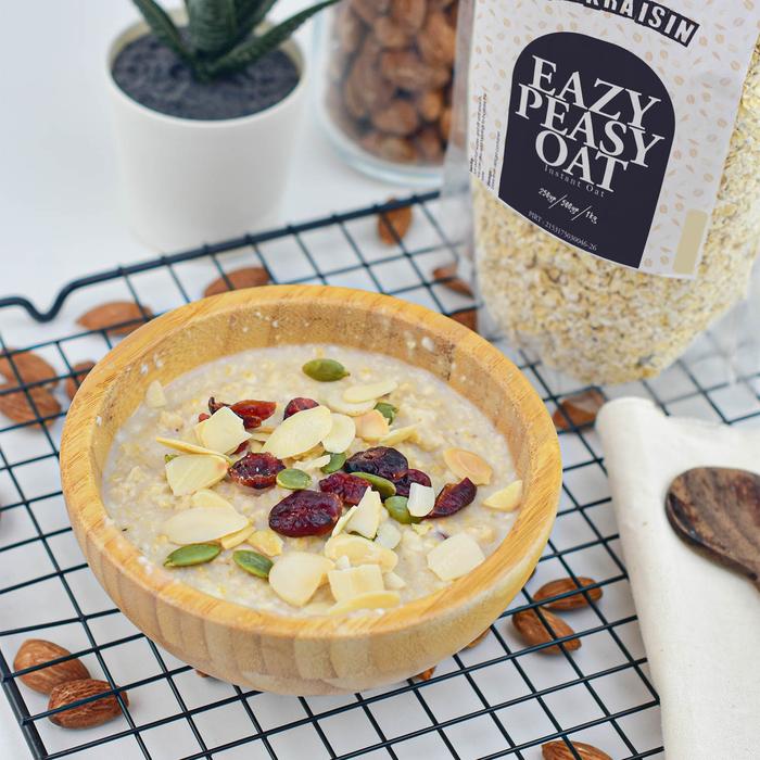 9972c0e2_52c0467eabdd452b8486ab6bdca2458b Eazy Peazy Oat Black Raisin Oatmeal House Of Organix bebas lemak trans 12 bulan - 250 Gr - Image 3