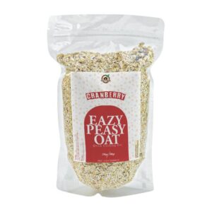 Eazy Peazy Oat Cranberry Oatmeal House Of Organix bebas lemak trans 12 bulan - 250 Gr