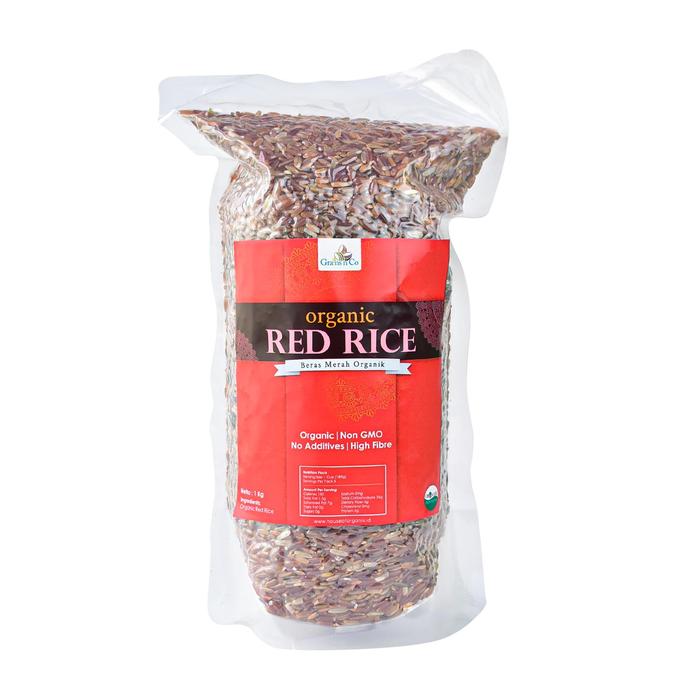 a195c905_6920983df7c24958ae50862d0fbae76e Grains N Co Organic Red Rice ( Beras Merah Organik ) 1 Kg - Image 2