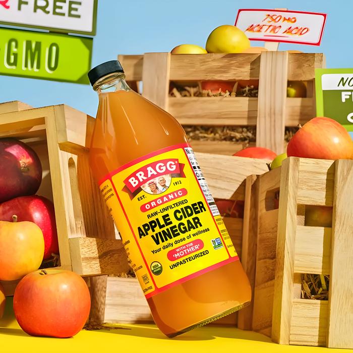 d9cecffb_66f721b5f7354c028b1602b0ae14a1a4 BRAGG Apple Cider Vinegar (Cuka Apel) 946ml - Image 3