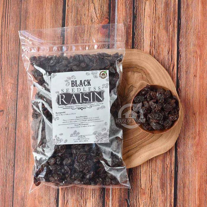 e638fee3_ff2b90842d1a49d0b50de2ce99c8a5dd Black Seedless Raisins (Kismis hitam tanpa biji) 1 Kg