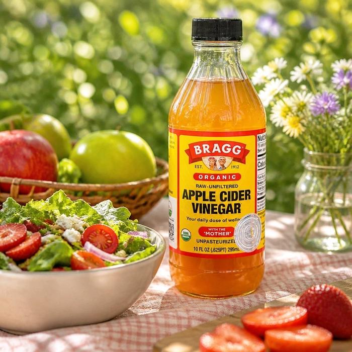 eac14293_2883668c7748412ba2cb54a8a79c7ef3 BRAGG Apple Cider Vinegar ( Cuka Apel ) 295 ML