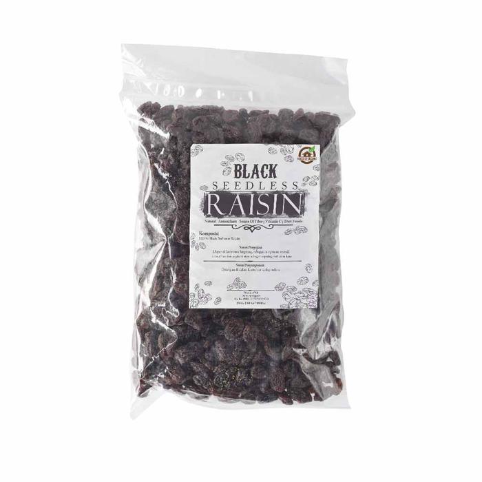 f4c326c3_680e755c5d6245ac900165c7f85dc649 Black Seedless Raisins (Kismis hitam tanpa biji) 1 Kg - Image 2