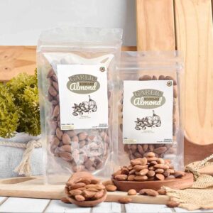 Garlic Roasted Almond ( Almond Panggang Bawang Putih ) 1 Kg Kacang